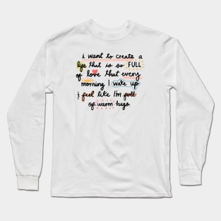 Life full of Love Long Sleeve T-Shirt